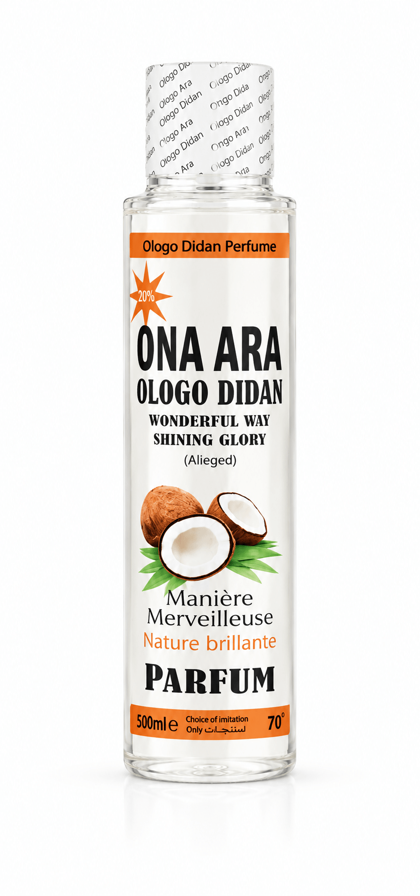 Ona Ara Ologo Didan Spiritual Perfume | Premium Spiritual Cologne | 500ml & 250ml | Long-Lasting Fragrance - Perfume - Cherubim Aura