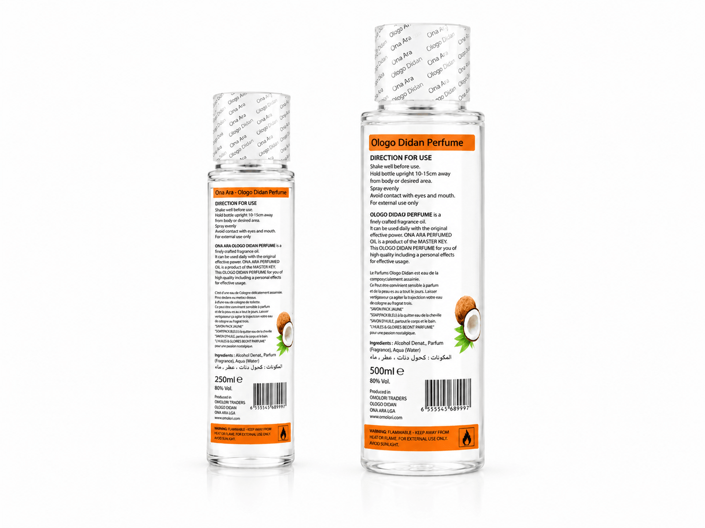 Ona Ara Ologo Didan Spiritual Perfume | Premium Spiritual Cologne | 500ml & 250ml | Long-Lasting Fragrance - Perfume - Cherubim Aura