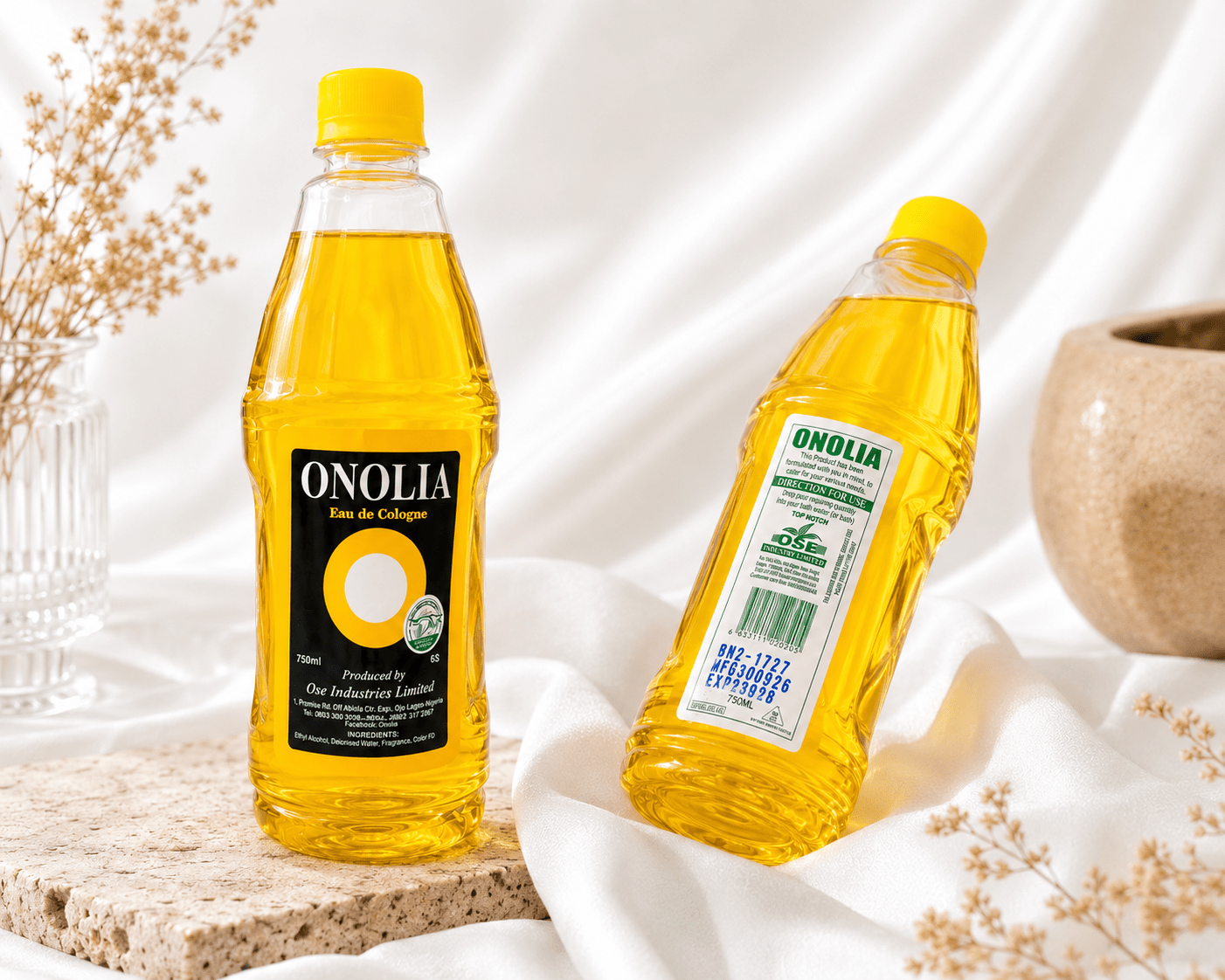 Onolia Eau de Cologne 750ml – Traditional African Cologne for Fragrance, Spiritual & Cultural Use - Eau de Cologne - Cherubim Aura