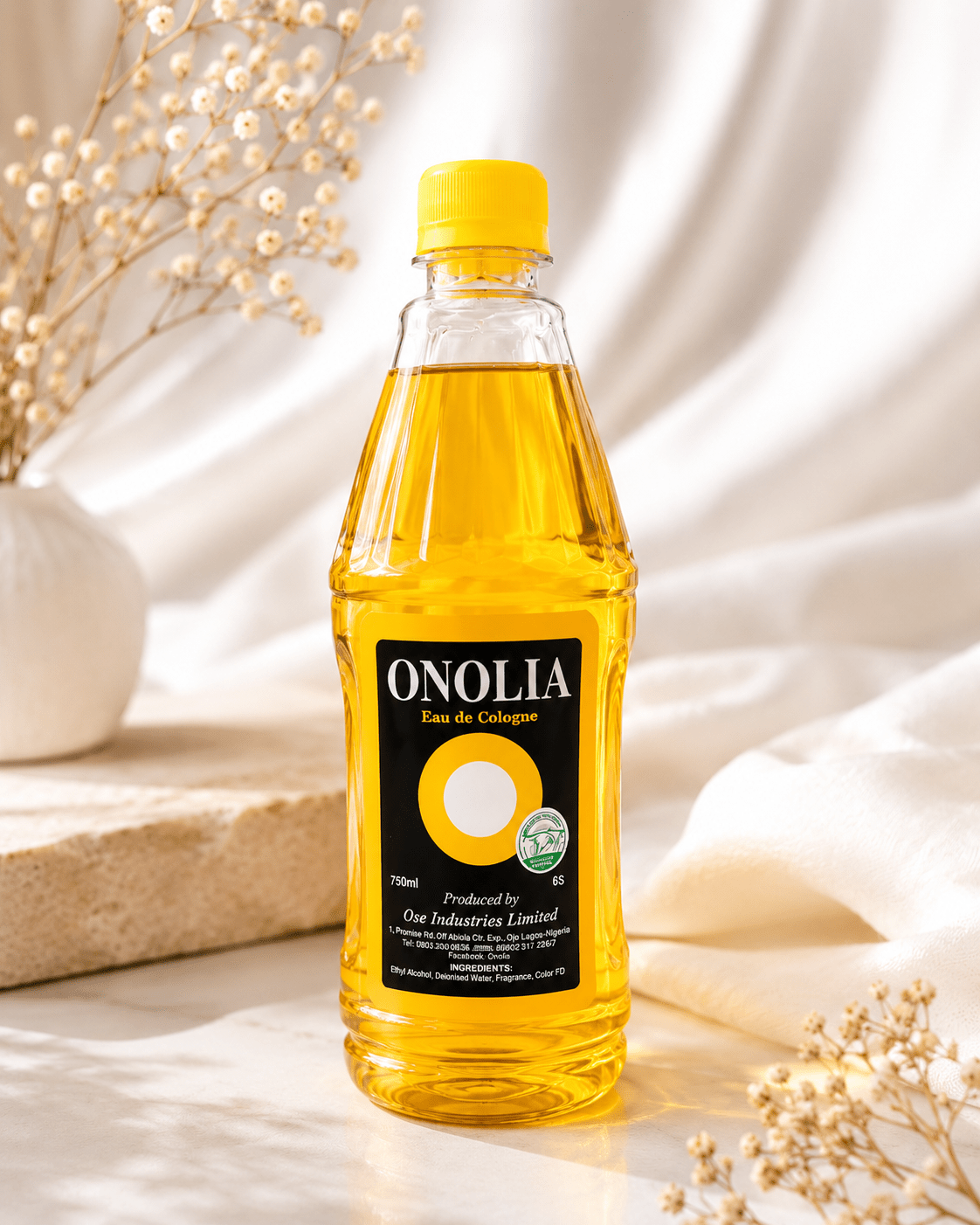 Onolia Eau de Cologne 750ml – Traditional African Cologne for Fragrance, Spiritual & Cultural Use - Eau de Cologne - Cherubim Aura