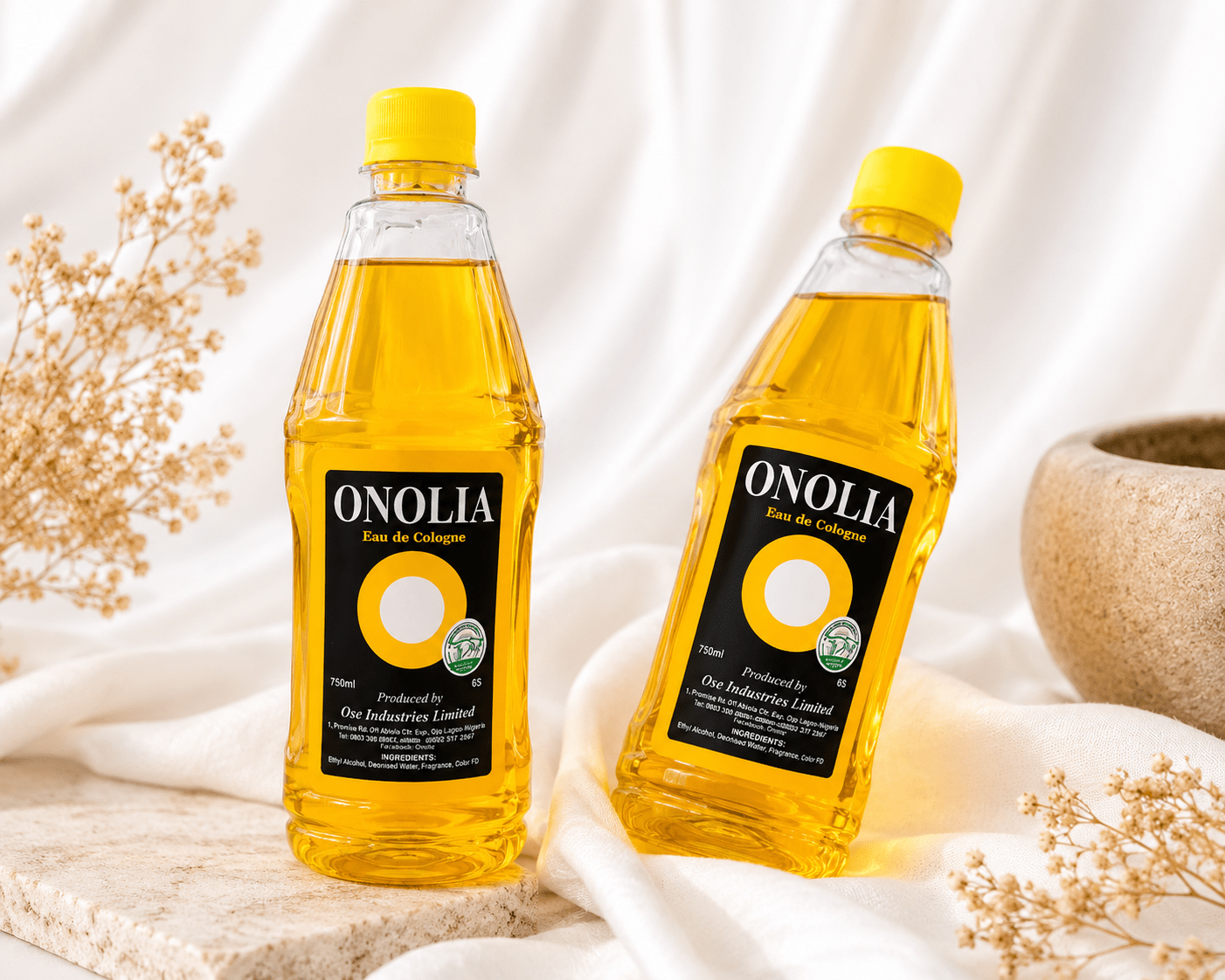 Onolia Eau de Cologne 750ml – Traditional African Cologne for Fragrance, Spiritual & Cultural Use - Eau de Cologne - Cherubim Aura