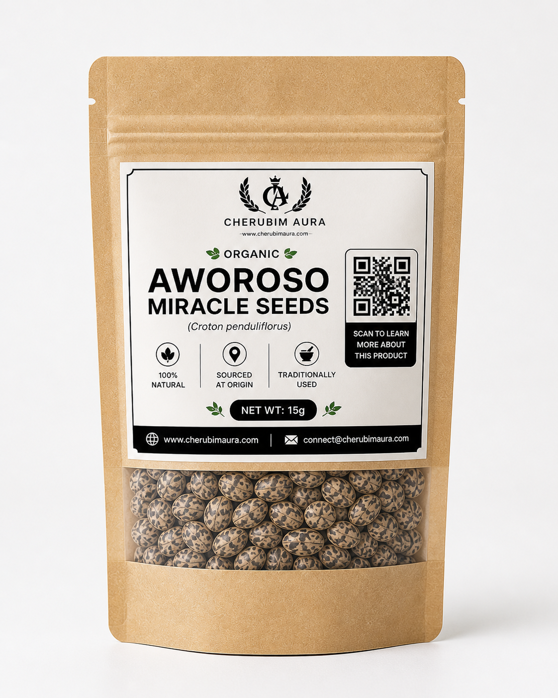 Organic Aworoso Miracle Seeds (Croton Penduliflorus) – 15g Pouch