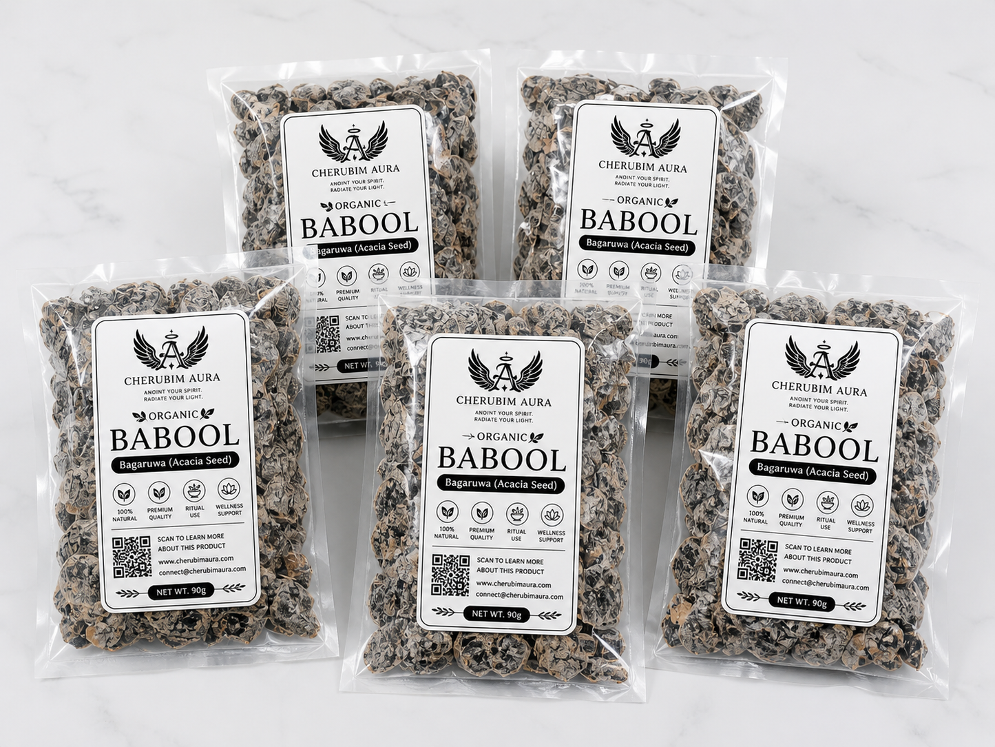 Organic Bagaruwa Seeds (Babool Phali) – Traditional Acacia Nilotica (90g)