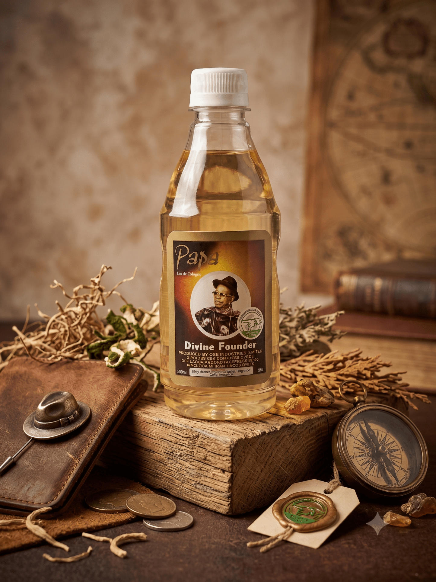 Papa Divine Founder Eau de Cologne | Premium Refreshing Fragrance | 300ml - Perfume - Cherubim Aura