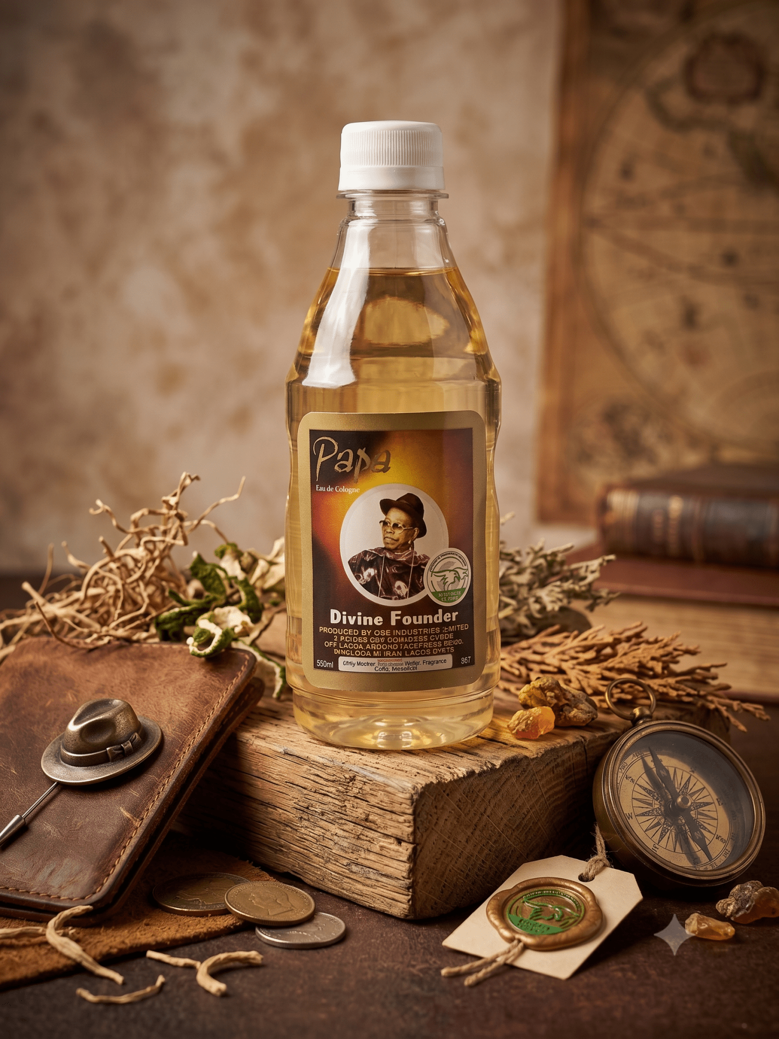 Papa Divine Founder Eau de Cologne | Premium Refreshing Fragrance | 300ml - Perfume - Cherubim Aura