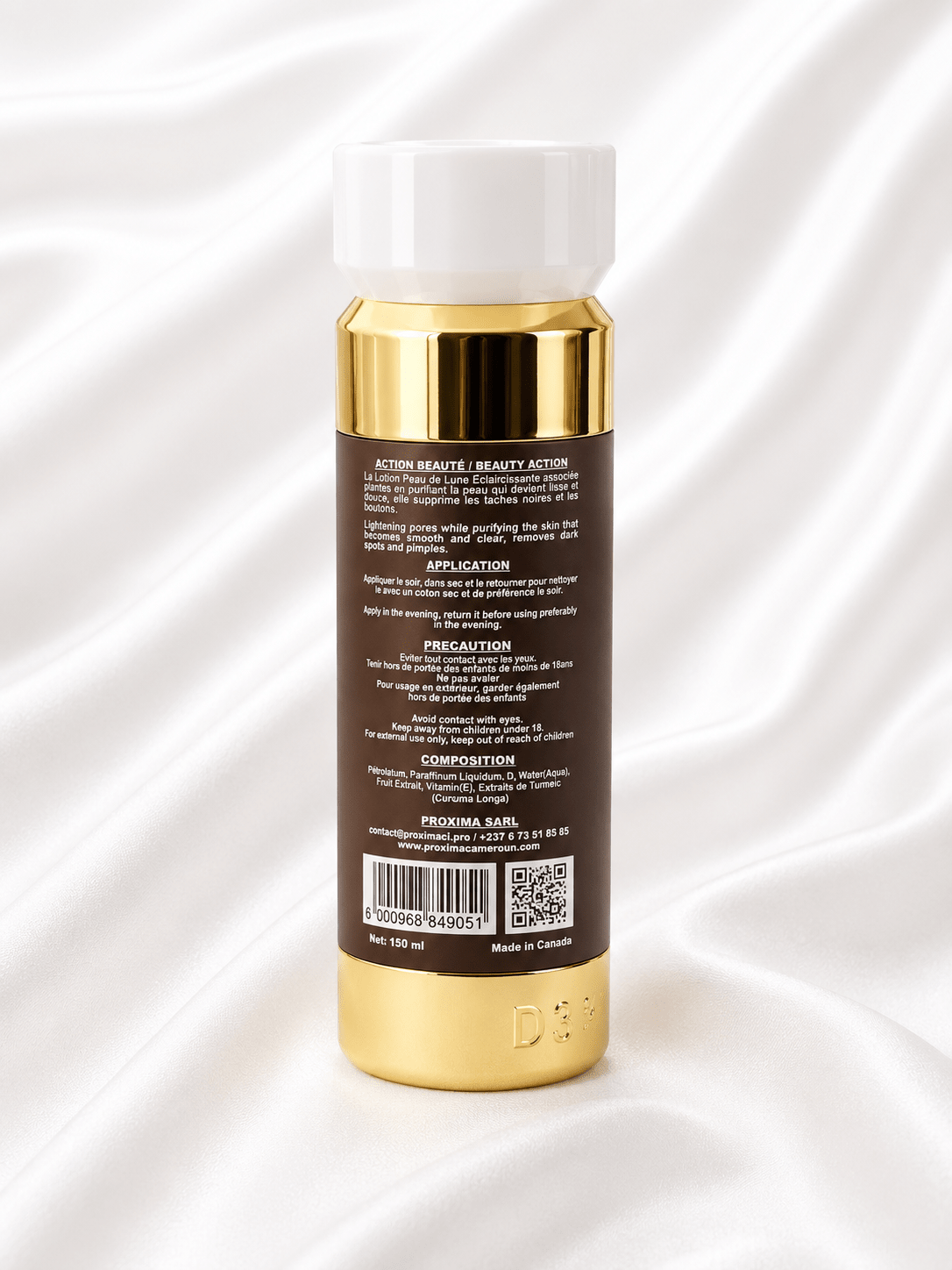 Peau De Lune Florale Plus Lotion – Gentle Brightening Lotion 150ml - Body Lotion - Cherubim Aura