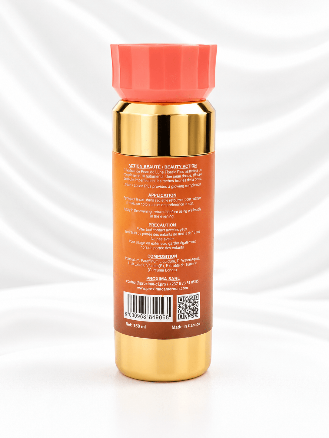 Peau De Lune Florale Plus Lotion – Gentle Brightening Lotion 150ml - Body Lotion - Cherubim Aura