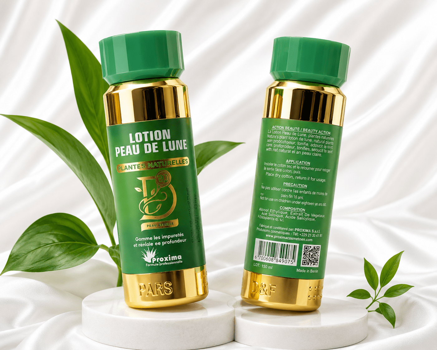 Peau De Lune Florale Plus Lotion – Gentle Brightening Lotion 150ml - Body Lotion - Cherubim Aura