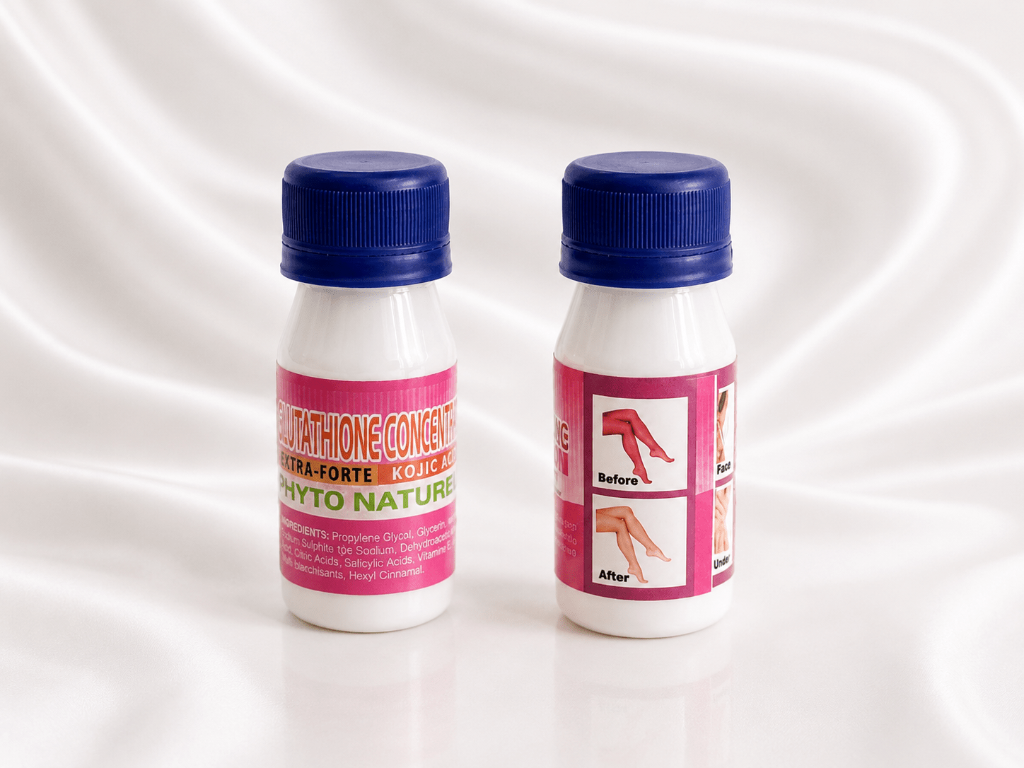 Phyto Nature Glutathione Concentrate Extra-Forte with Kojic Acid | Brightening Skin Booster Serum | 60ml - Skincare - Cherubim Aura