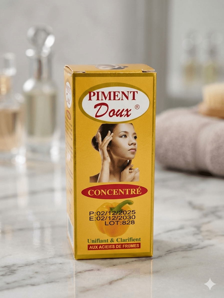 Piment Doux Concentré Brightening Face Serum | Fruit Acid Skin Tone Enhancing Serum | 60ml - Serum - Cherubim Aura