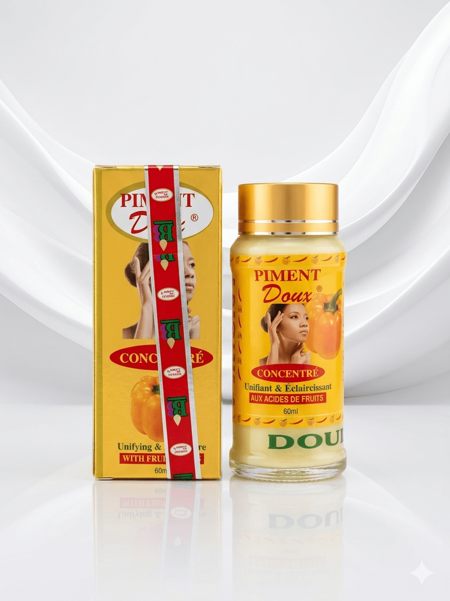 Piment Doux Concentré Brightening Face Serum | Fruit Acid Skin Tone Enhancing Serum | 60ml - Serum - Cherubim Aura