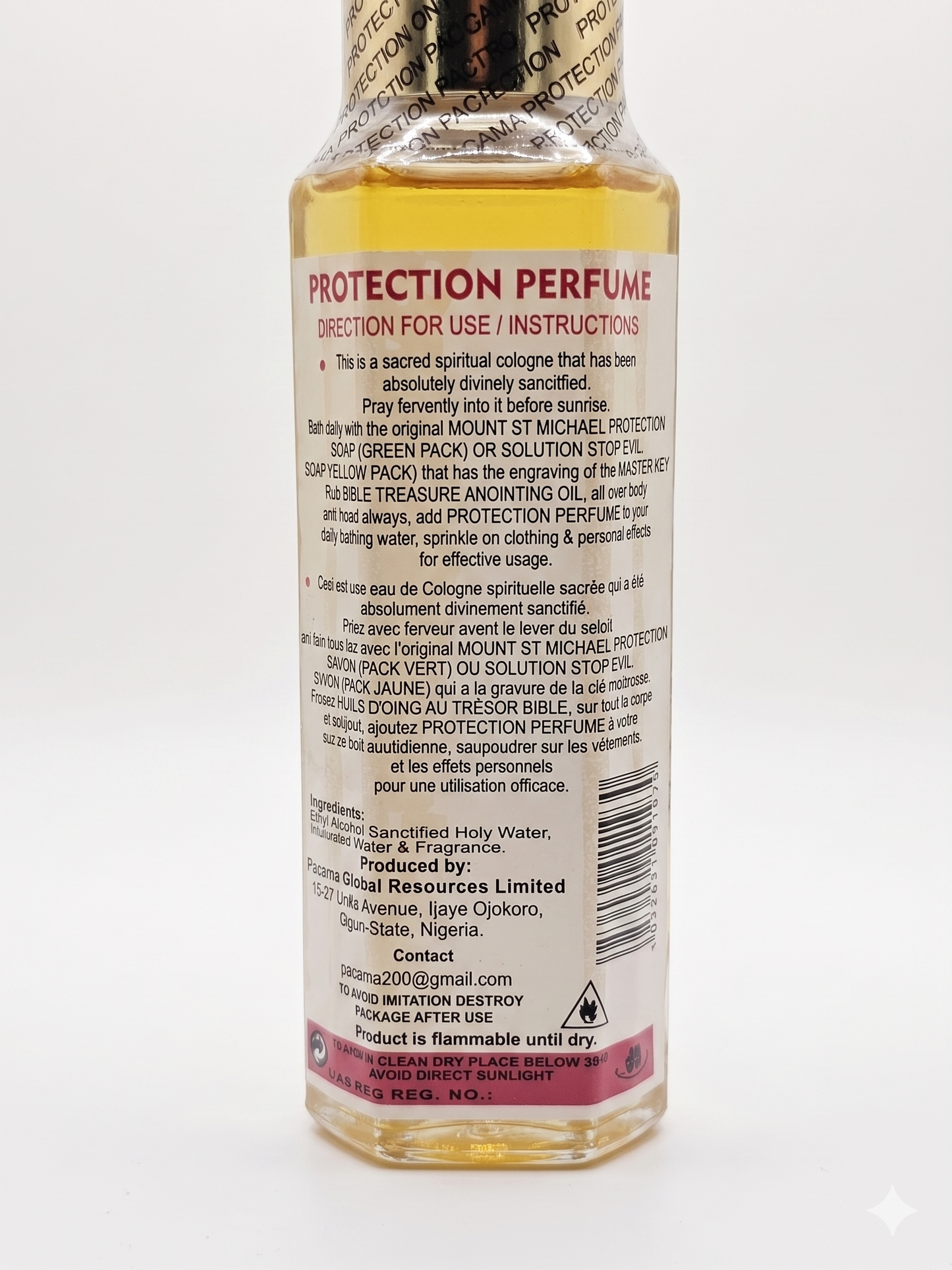 My Guidance Angel Protection Perfume 250ml | Spiritual Cologne | Everyday Blessing & Personal Fragrance