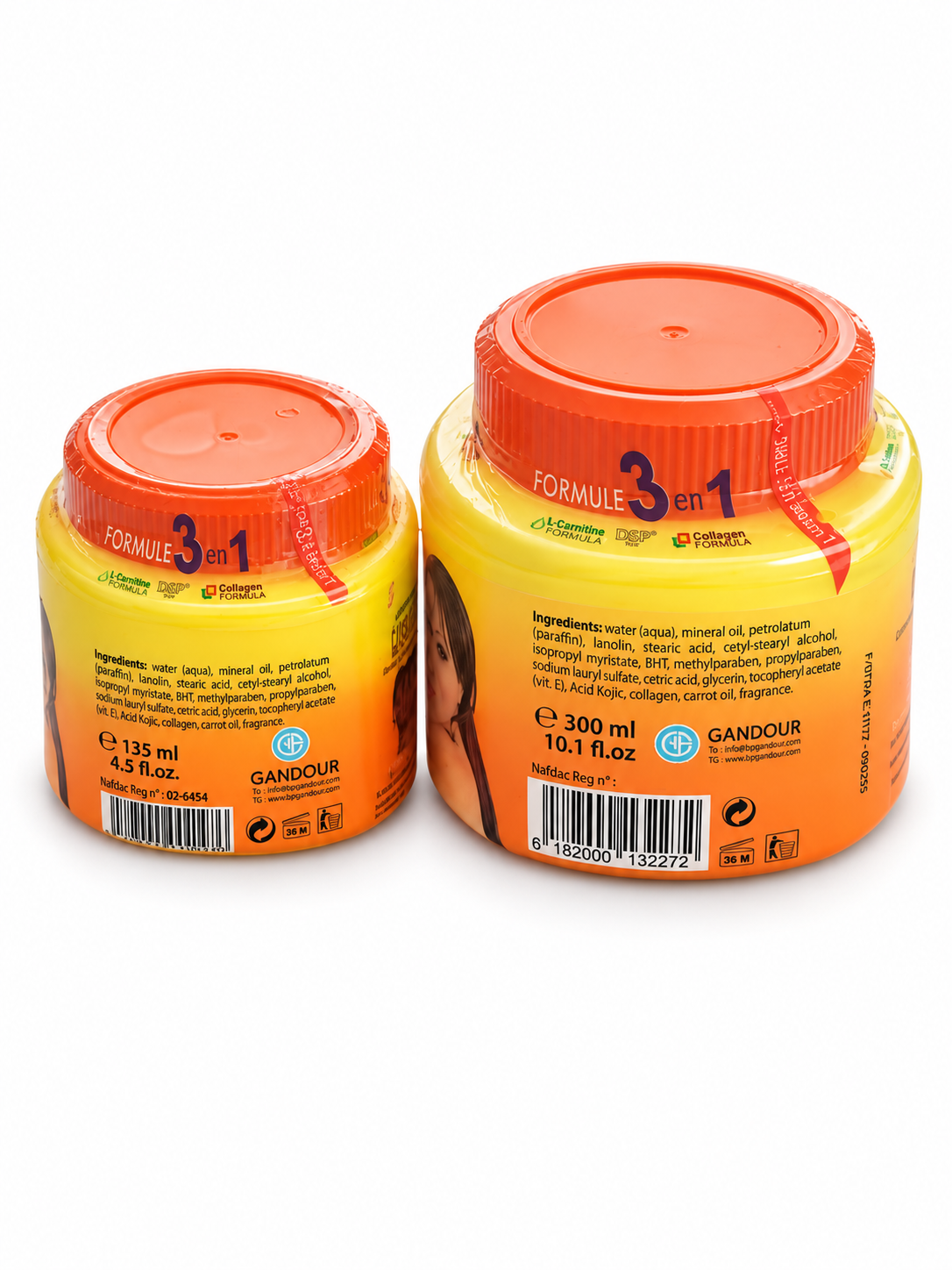 Carotone Natural Glow 3-in-1 Clarifying Cream with Collagen, Carrot Oil & Vitamin E – 135ml / 300ml