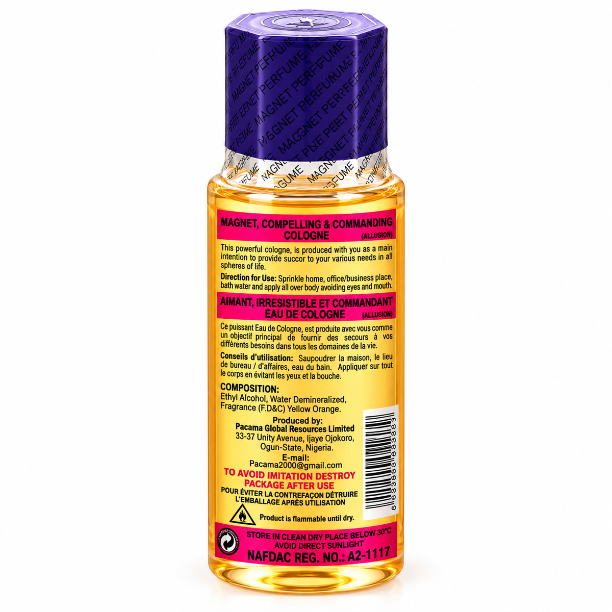 Magnet Spiritual Perfume | Ritual Fragrance for Personal Use, Prayer & Spiritual Routine | 3 Sizes