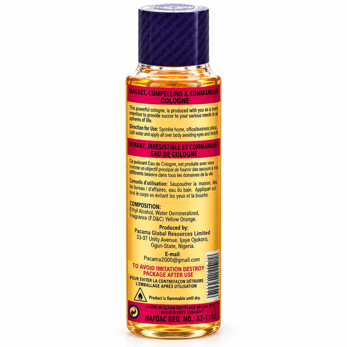 Magnet Spiritual Perfume | Ritual Fragrance for Personal Use, Prayer & Spiritual Routine | 3 Sizes