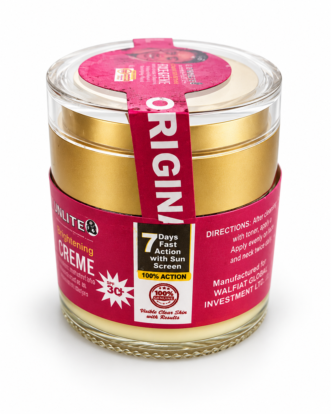 G+20 White Super Whitening Face Cream with Collagen for Skin Moisturising and Radiant- 30ml
