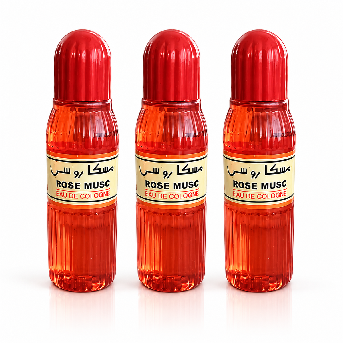 Rose Musk Eau de Cologne 160ml - Spiritual Fragrance for Attraction Cleansing & Meditation - Ideal for Rituals & Relaxation - 1, 3 & 6 Bottles