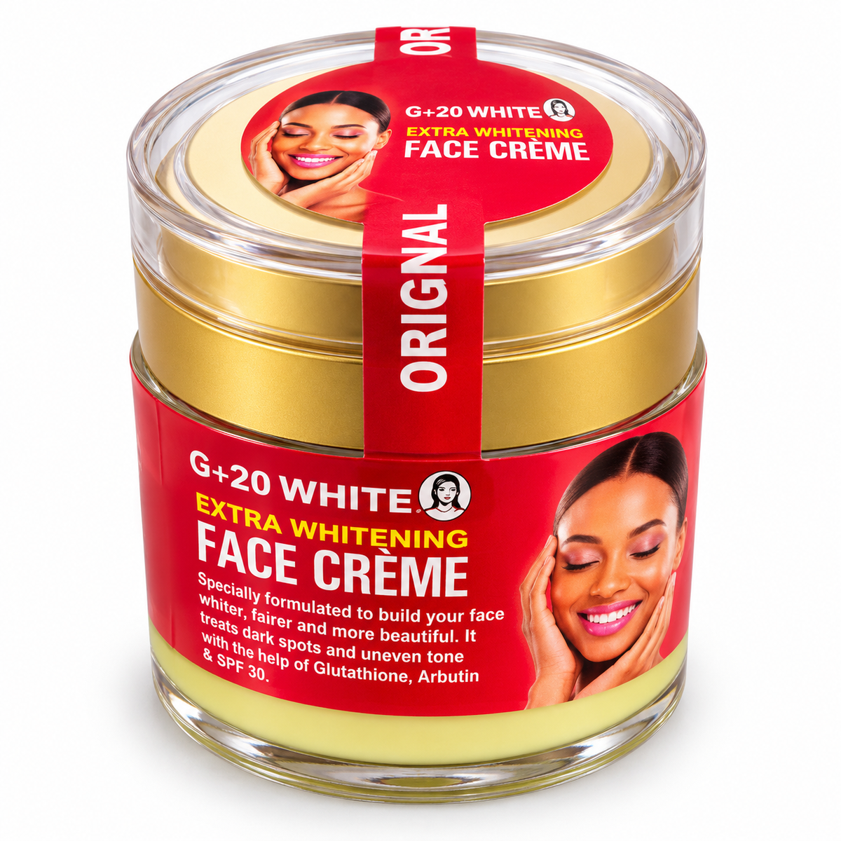 G+20 White Super Whitening Face Cream with Collagen for Skin Moisturising and Radiant- 30ml