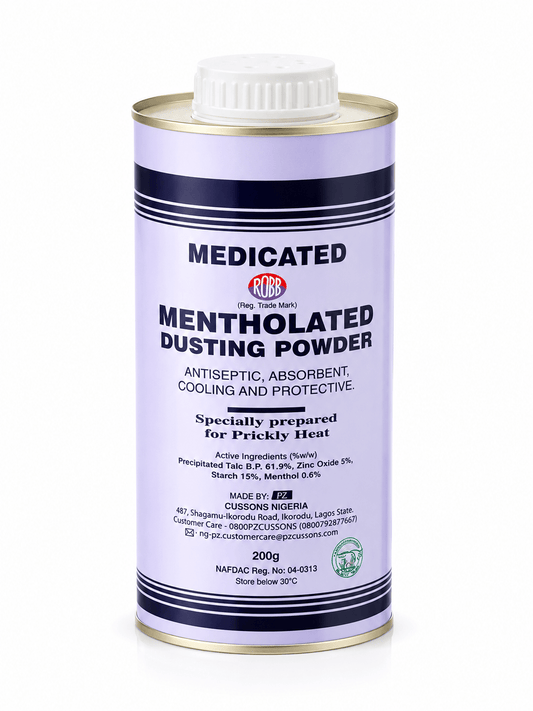 Robb Medicated Mentholated Dusting Powder – Cooling Skin Care Powder 200g - Body Powder - Cherubim Aura