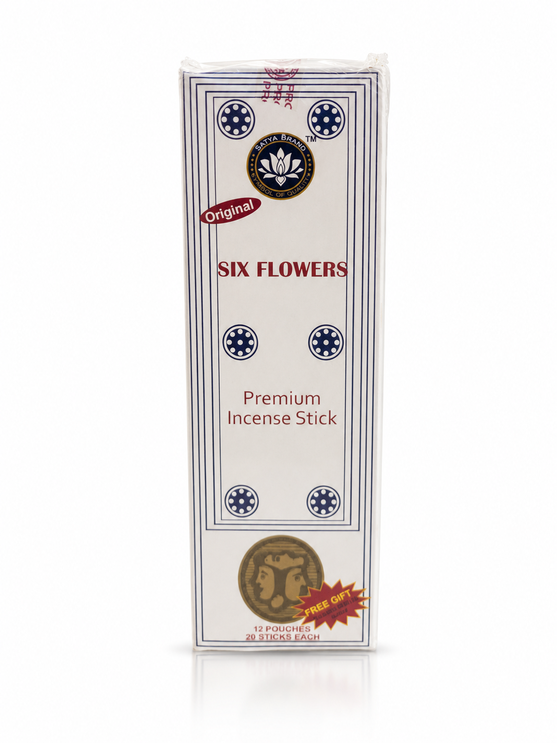 Six Flowers Premium Incense Sticks | 20 Slow-Burning Aromatic Incense for Prayer, Meditation & Home Fragrance