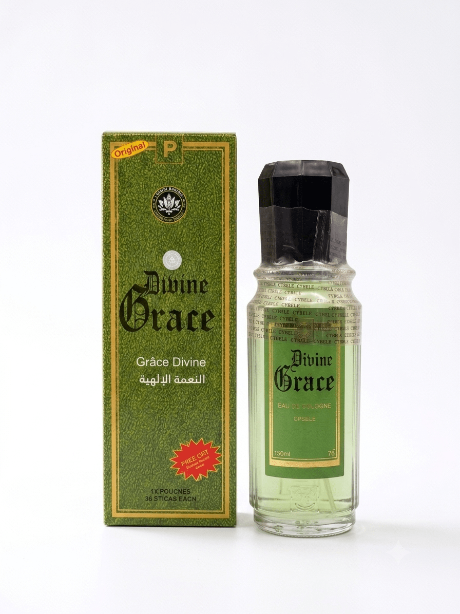 Satya Divine Grace Premium Incense & Divine Grace Spiritual Cologne Bundle | 500ml, 250ml & 150ml Fragrance Collection - Bundle - Cherubim Aura