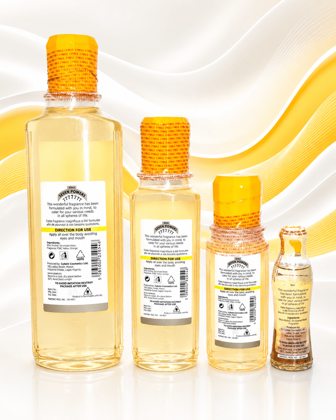 Seven Points 7777777 Spiritual Perfume | Blessed Spiritual Cologne for Prayer, Favour & Positive Energy | 500ml, 250ml, 150ml & 50ml - Perfume - Cherubim Aura