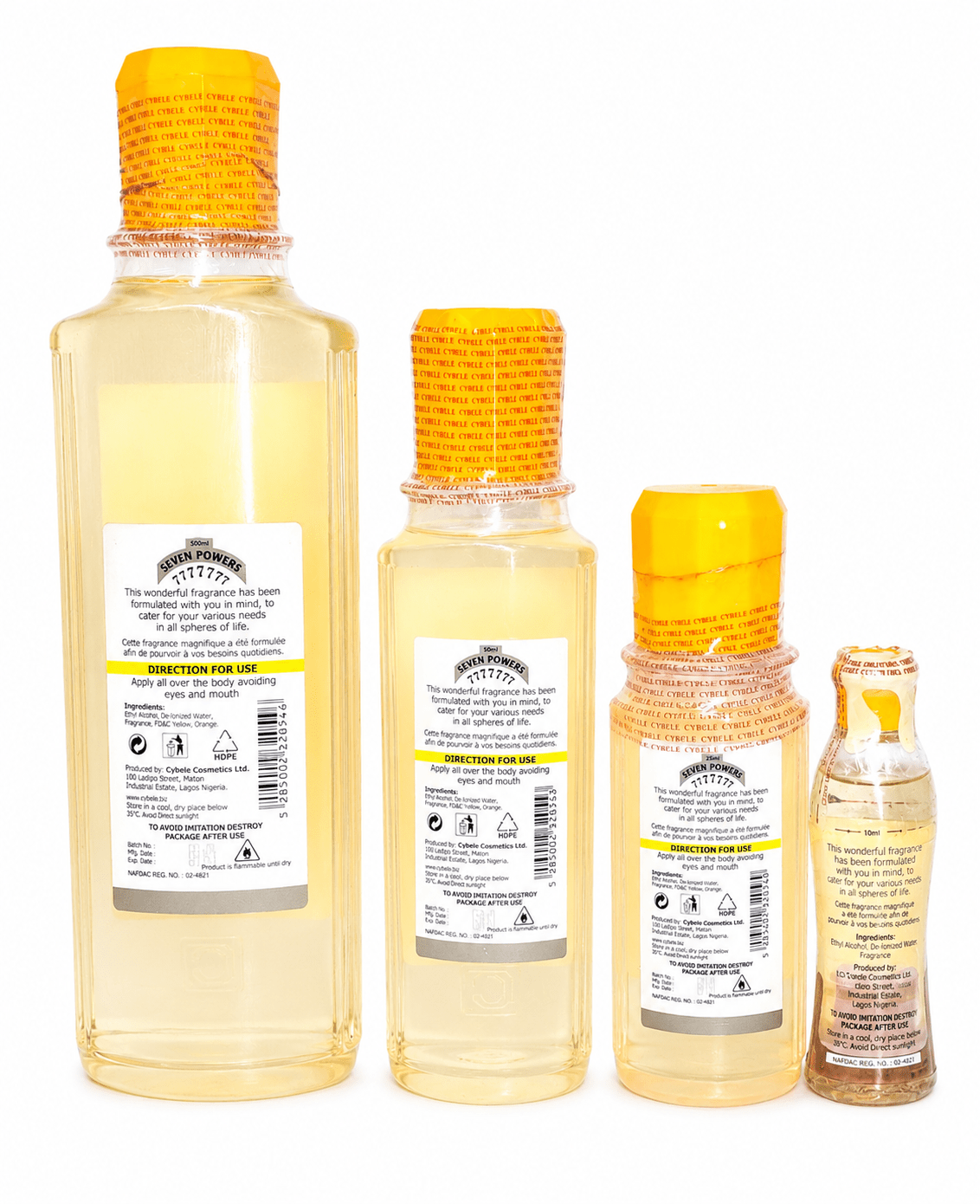Seven Points 7777777 Spiritual Perfume | Blessed Spiritual Cologne for Prayer, Favour & Positive Energy | 500ml, 250ml, 150ml & 50ml - Perfume - Cherubim Aura
