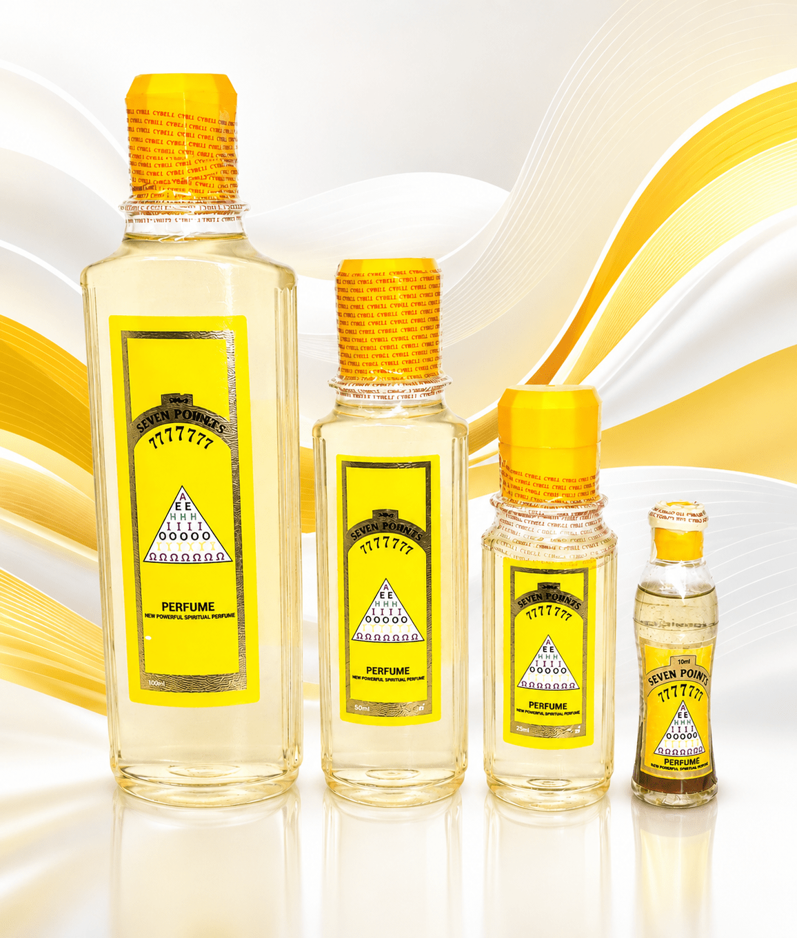 Seven Points 7777777 Spiritual Perfume | Blessed Spiritual Cologne for Prayer, Favour & Positive Energy | 500ml, 250ml, 150ml & 50ml - Perfume - Cherubim Aura