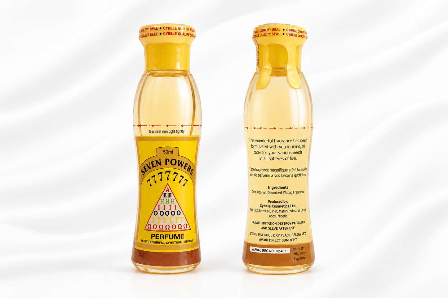 Seven Points 7777777 Spiritual Perfume | Blessed Spiritual Cologne for Prayer, Favour & Positive Energy | 500ml, 250ml, 150ml & 50ml - Perfume - Cherubim Aura
