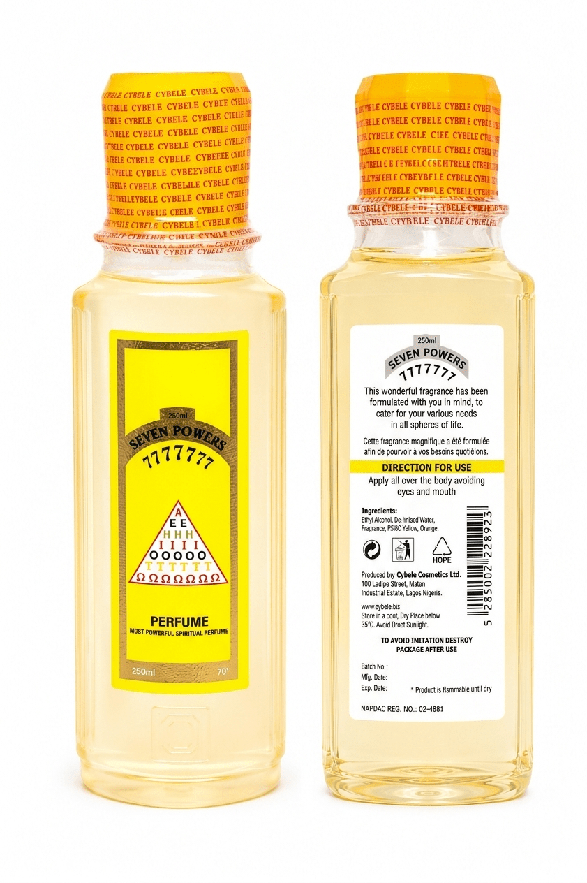 Seven Points 7777777 Spiritual Perfume | Blessed Spiritual Cologne for Prayer, Favour & Positive Energy | 500ml, 250ml, 150ml & 50ml - Perfume - Cherubim Aura