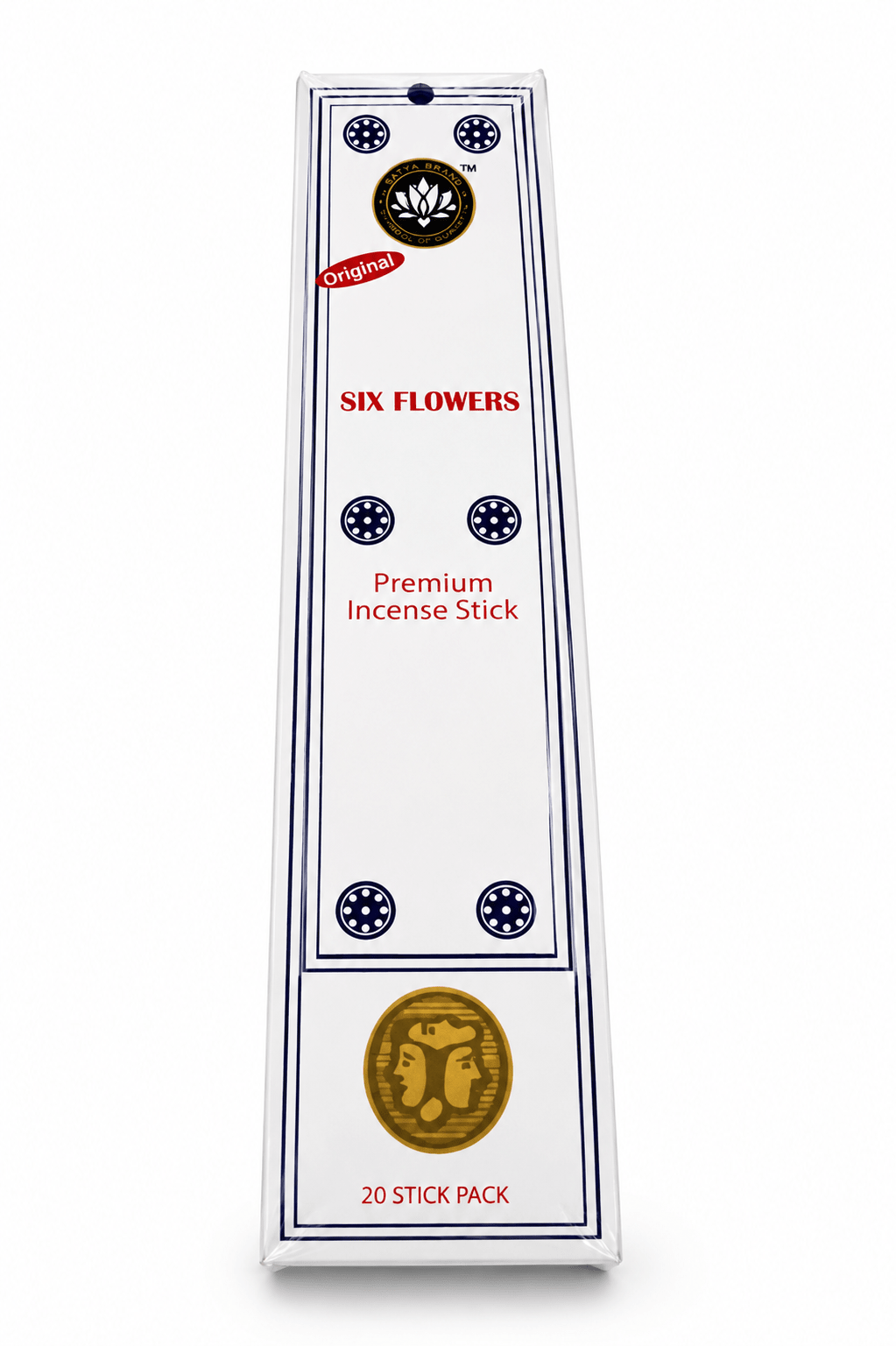 Six Flowers Premium Incense Sticks | 20 Slow-Burning Aromatic Incense for Prayer, Meditation & Home Fragrance - Incense - Cherubim Aura