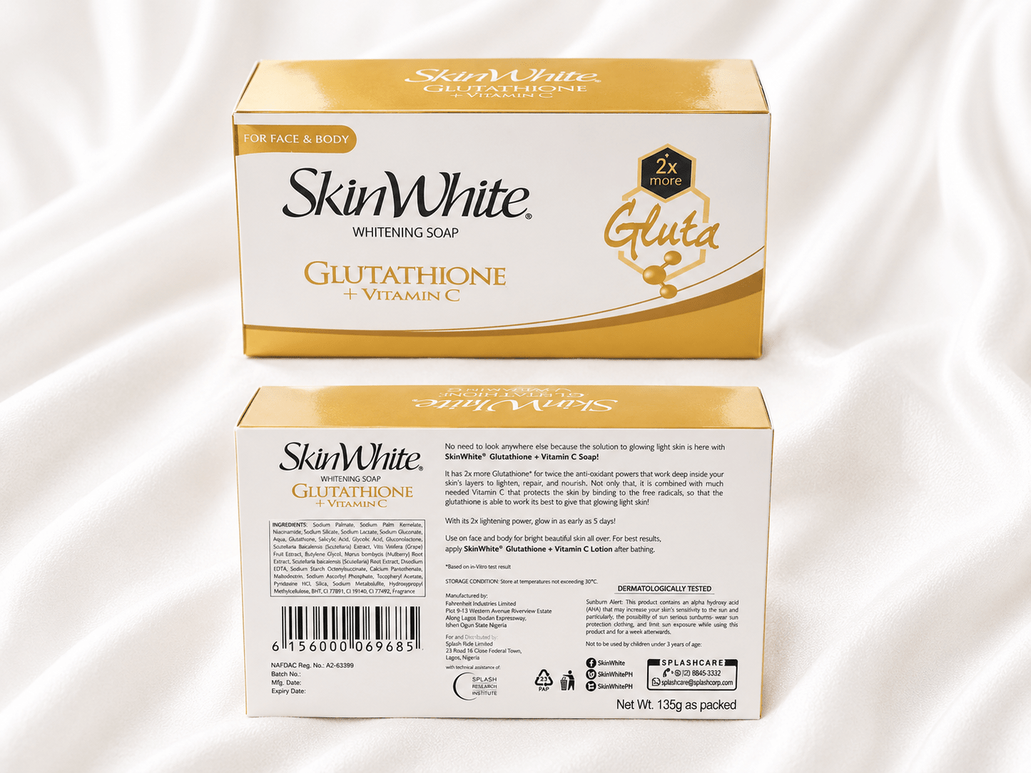 Skin White Kojic Acid + Retinol Whitening Soap – 135 g - Skincare - Cherubim Aura
