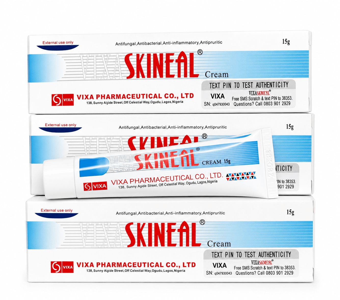 Skineal Medicated Skin Cream 15g – Antifungal, Antibacterial & Soothing Topical Cream for External Skin Care - Skincare - Cherubim Aura