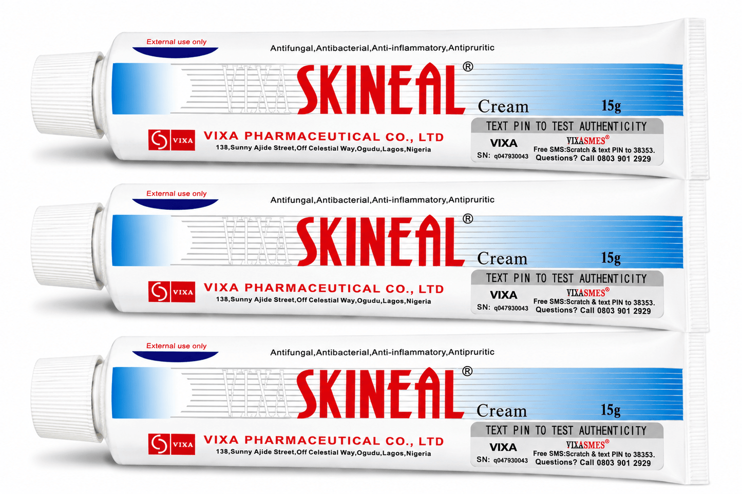 Skineal Medicated Skin Cream 15g – Antifungal, Antibacterial & Soothing Topical Cream for External Skin Care - Skincare - Cherubim Aura