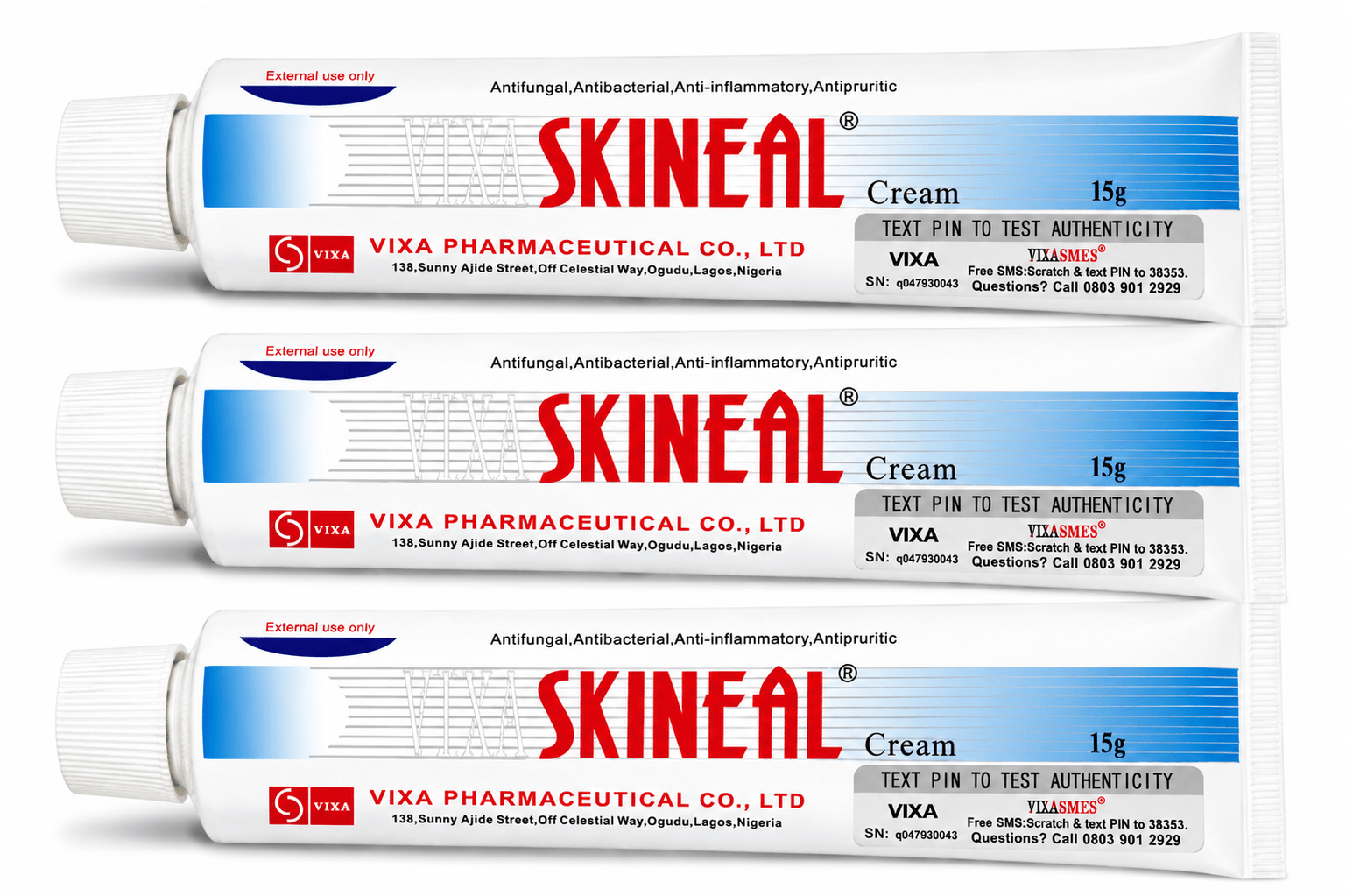Skineal Medicated Skin Cream 15g – Antifungal, Antibacterial & Soothing Topical Cream for External Skin Care - Skincare - Cherubim Aura