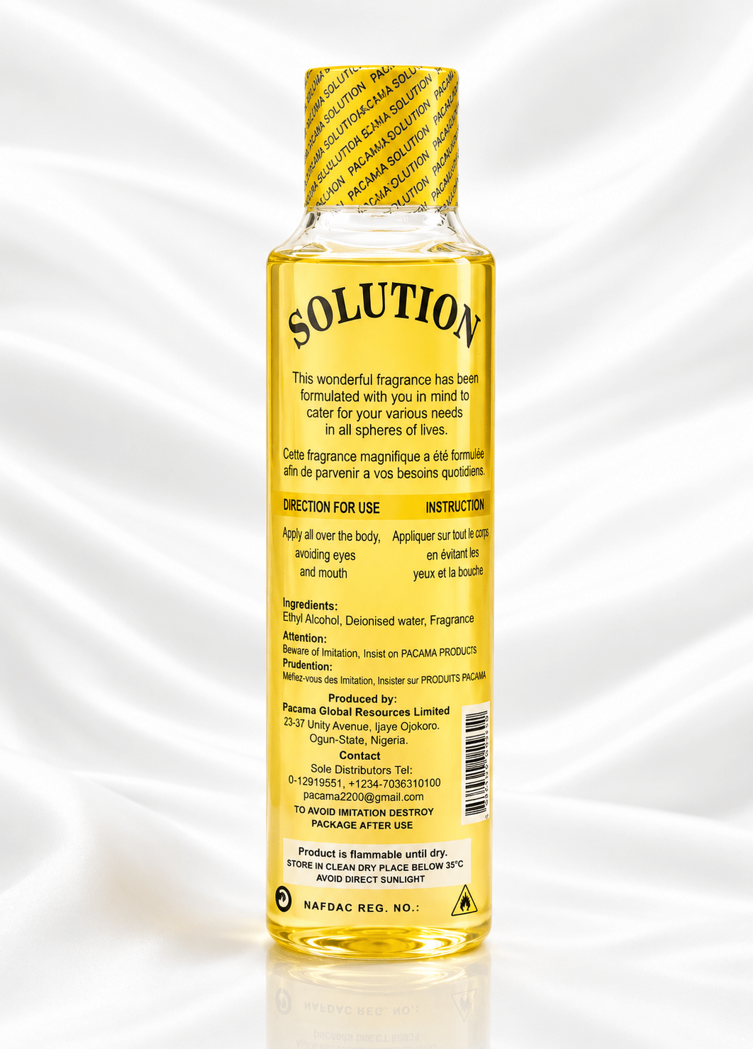 Solution All Purpose Wonderful Perfume | Spiritual Cologne | 500ml, 250ml & 150ml - Perfume - Cherubim Aura
