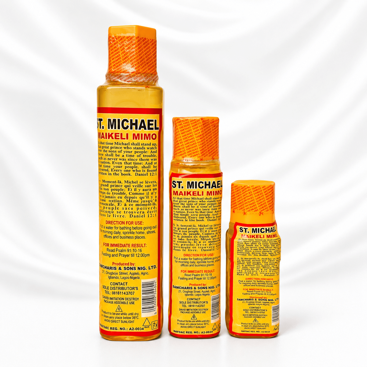 St. Michael Prayer Perfume | Spiritual Cologne | Divine Favor and Protection| Available in 500ml, 250ml & 150ml - Perfume - Cherubim Aura