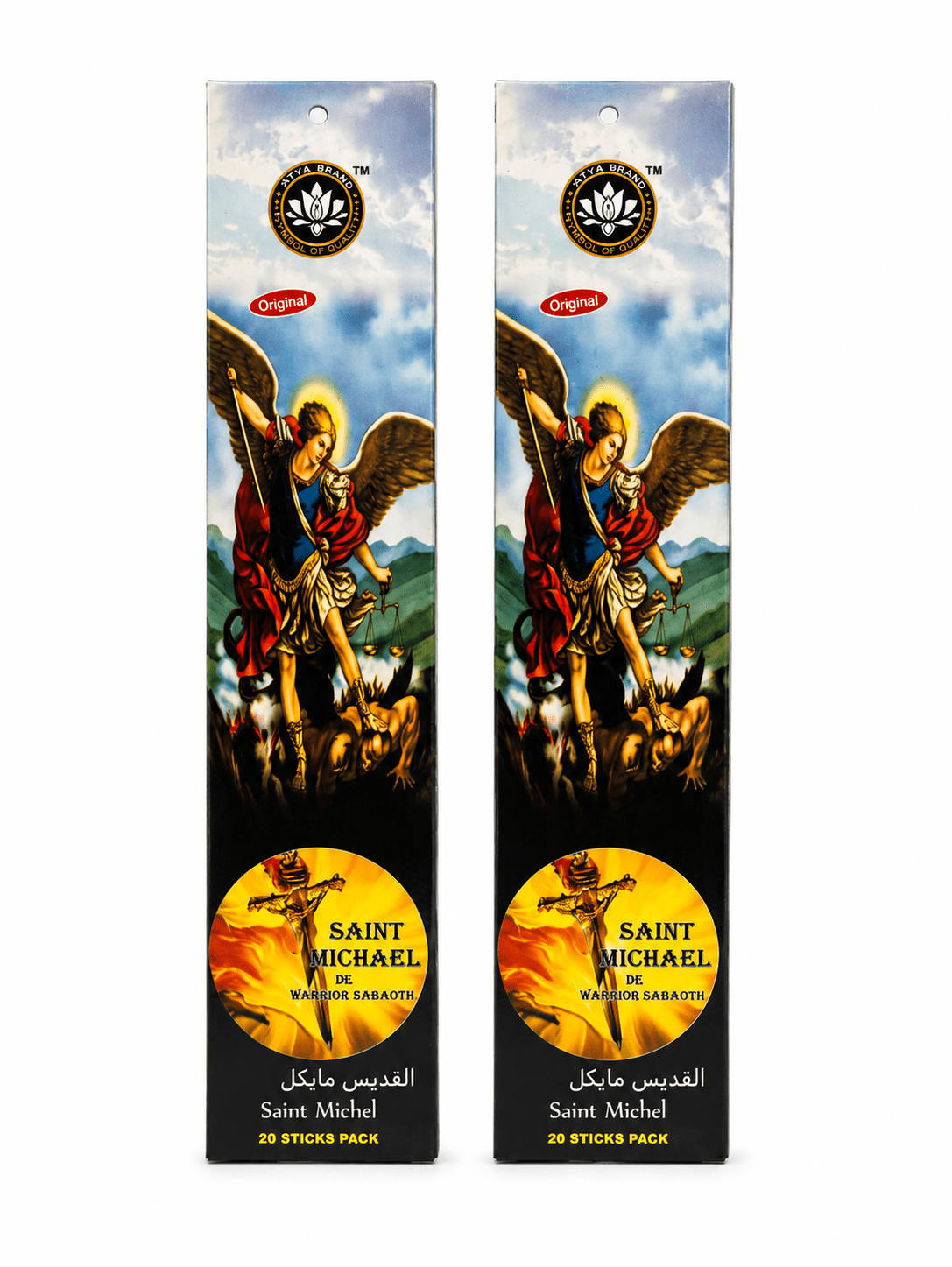 St. Michael Premium Incense Sticks | 20 Slow-Burning Aromatic Incense for Prayer, Worship & Home Fragrance - Incense - Cherubim Aura
