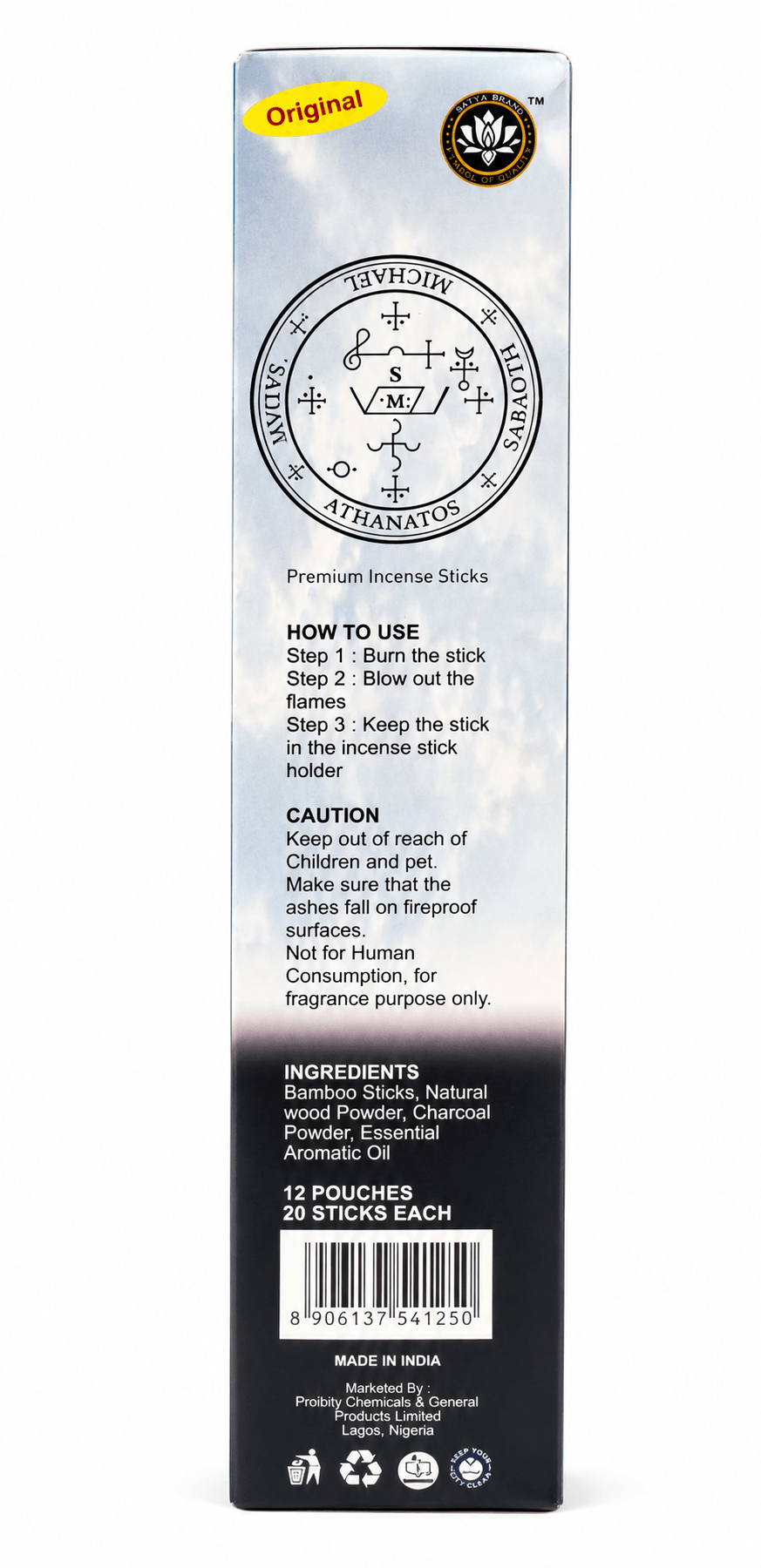 St. Michael Premium Incense Sticks | 20 Slow-Burning Aromatic Incense for Prayer, Worship & Home Fragrance - Incense - Cherubim Aura