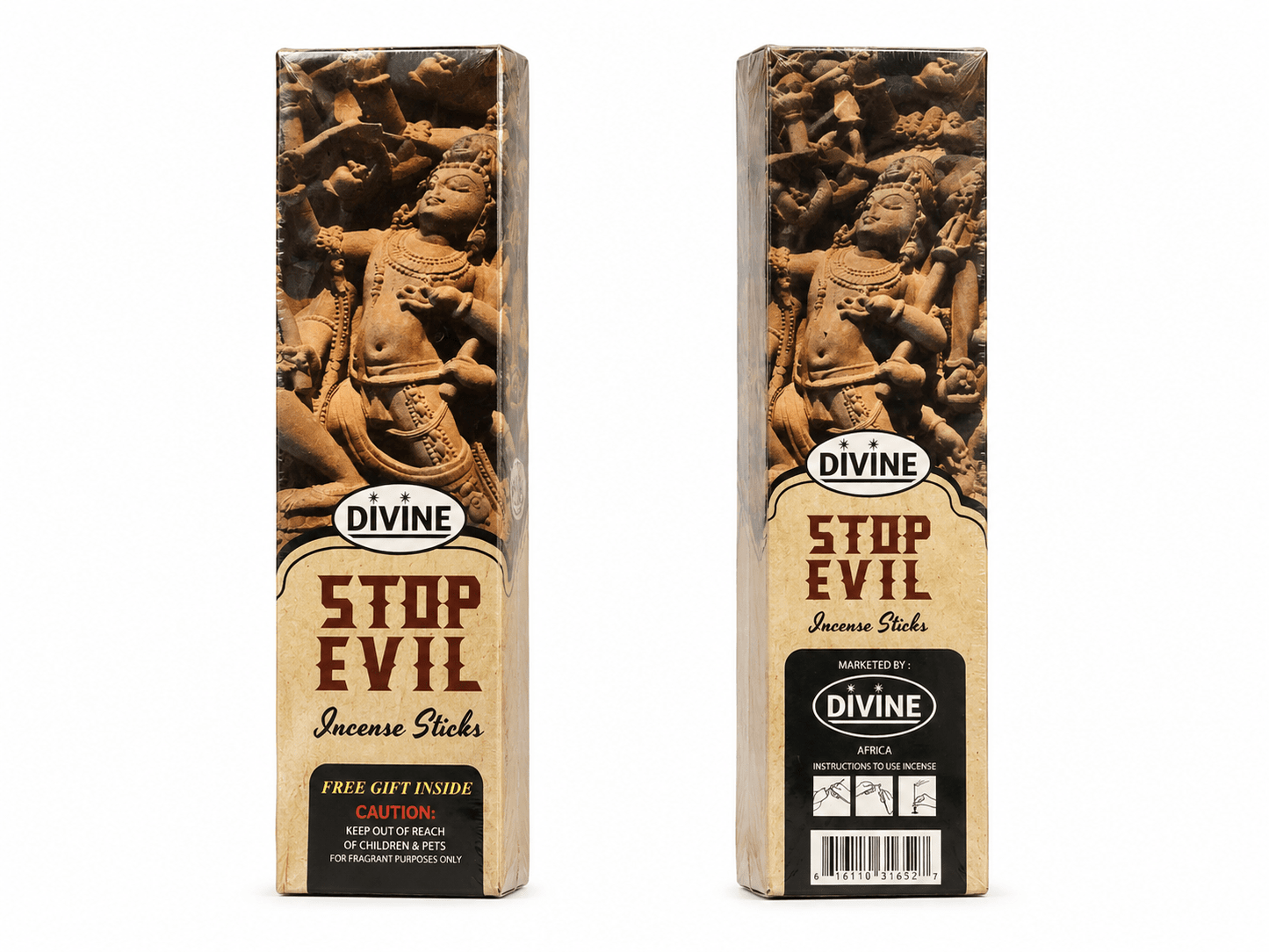 Stop Evil Premium Incense Sticks | Home Fragrance Incense for Prayer & Meditation | 20 Sticks - Incense - Cherubim Aura