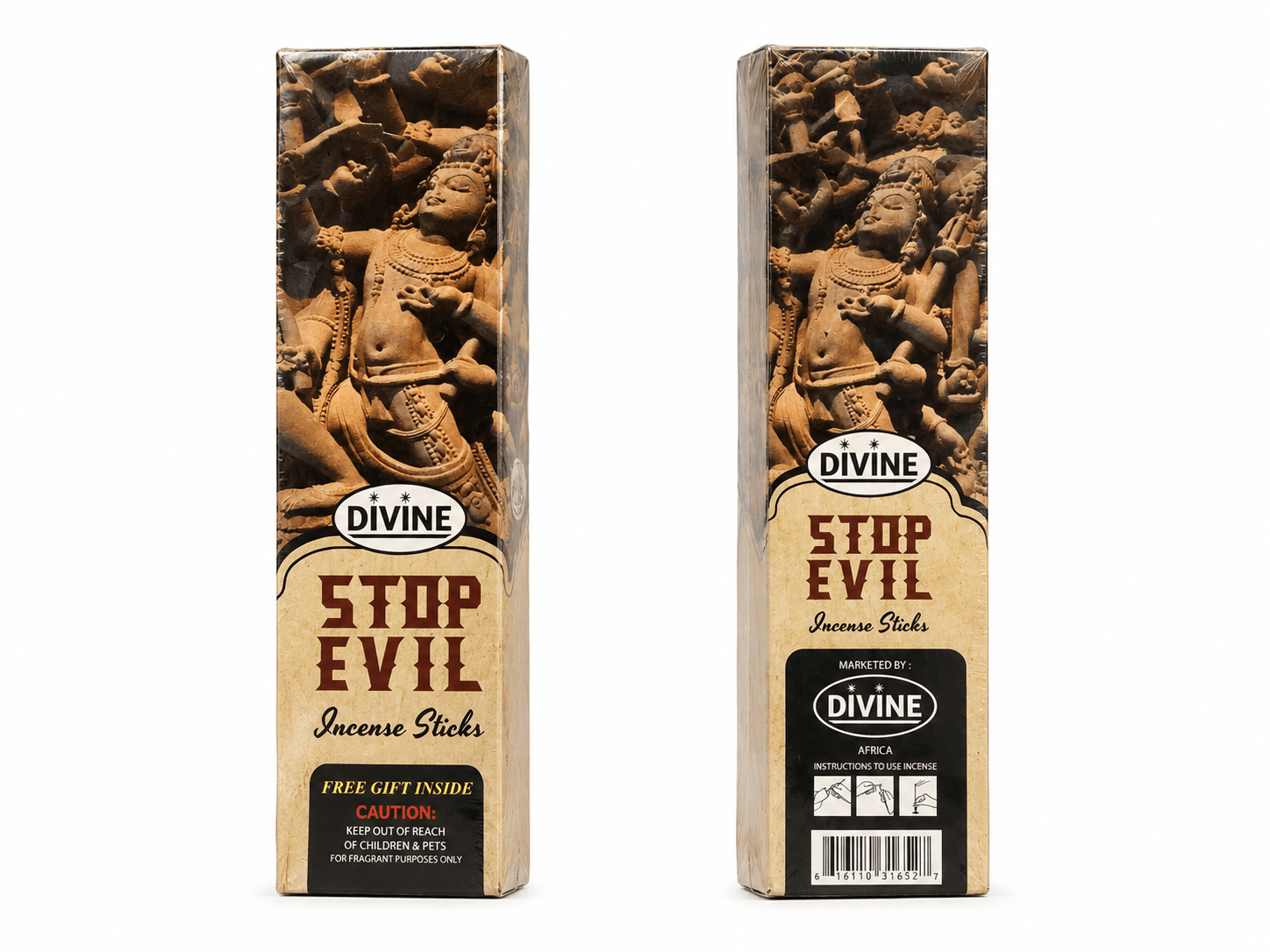 Stop Evil Premium Incense Sticks | Home Fragrance Incense for Prayer & Meditation | 20 Sticks - Incense - Cherubim Aura