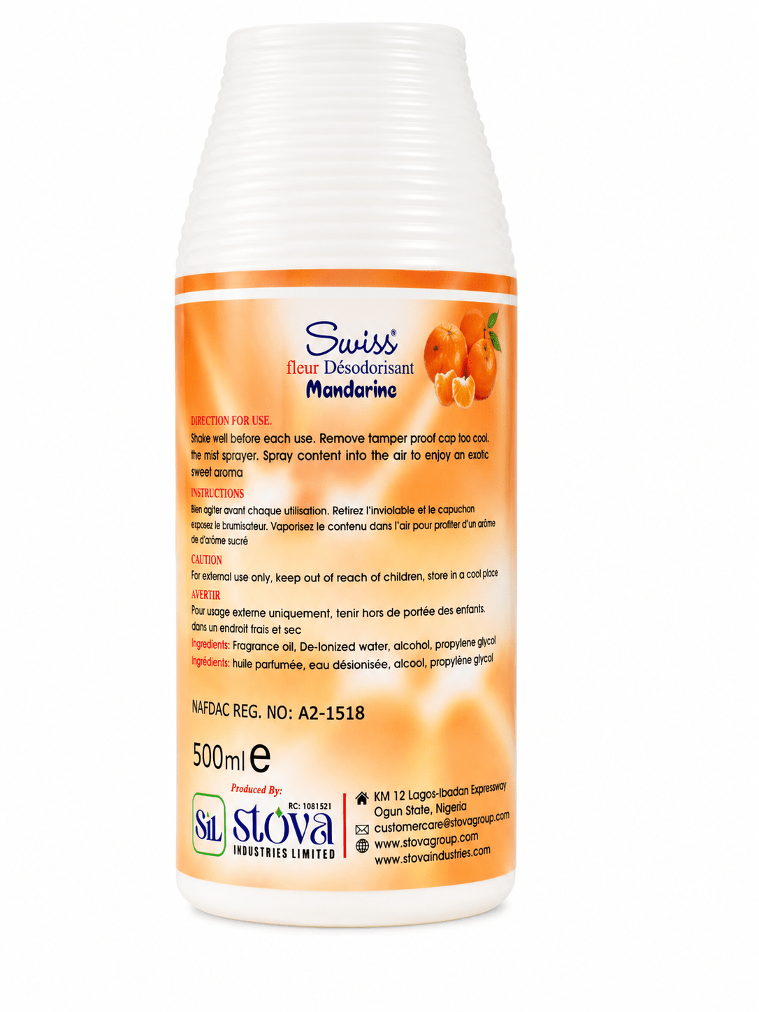 Swiss Flower Air Freshener – Long Lasting Home & Room Fragrance - Home Fragrance - Cherubim Aura