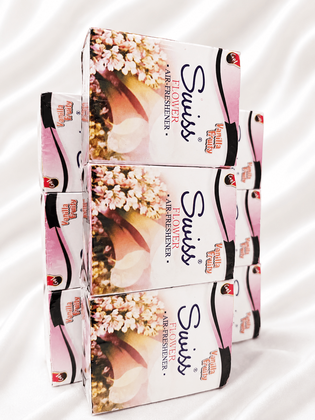 Swiss Gel Flower & Air Freshener –Pack of 6 - Long-Lasting Home Fragrance Gel – 5 Fragrance Variations - Home Fragrance - Cherubim Aura