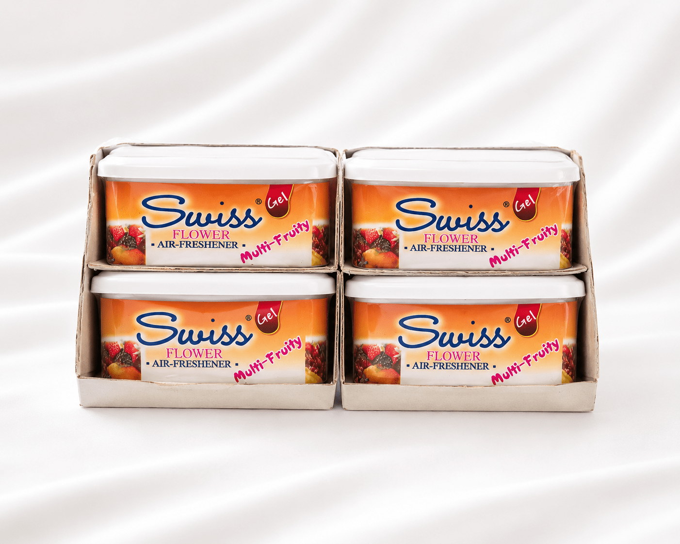 Swiss Gel Flower & Air Freshener –Pack of 6 - Long-Lasting Home Fragrance Gel – 5 Fragrance Variations - Home Fragrance - Cherubim Aura