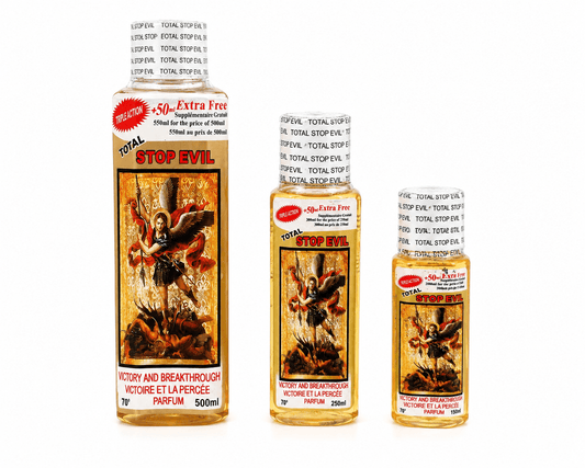 Total Stop Evil Spiritual Perfume | Premium Spiritual Cologne | 500ml, 250ml & 150ml | Long-Lasting Fragrance. - Perfume - Cherubim Aura