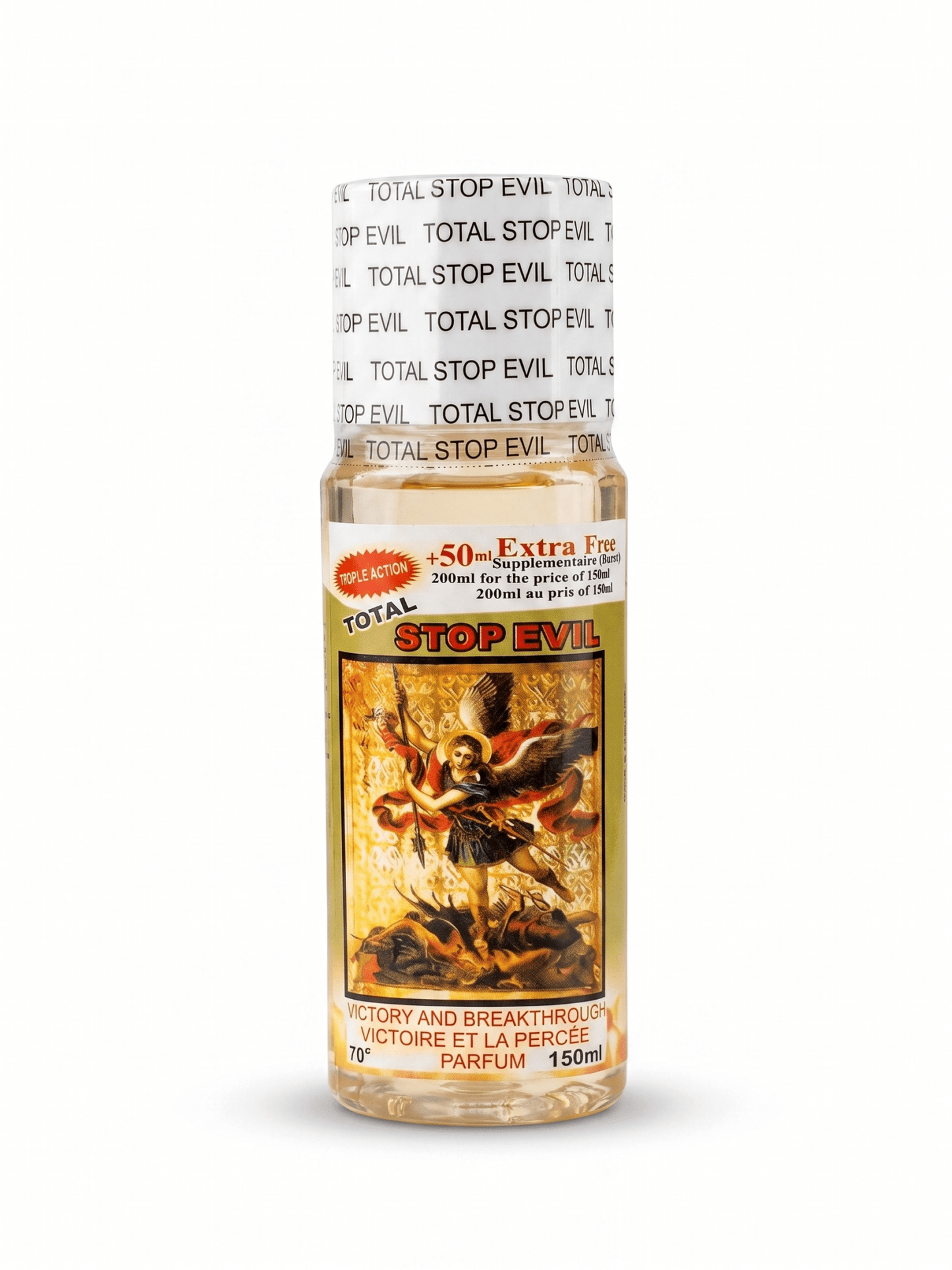 Total Stop Evil Spiritual Perfume | Premium Spiritual Cologne | 500ml, 250ml & 150ml | Long-Lasting Fragrance. - Perfume - Cherubim Aura