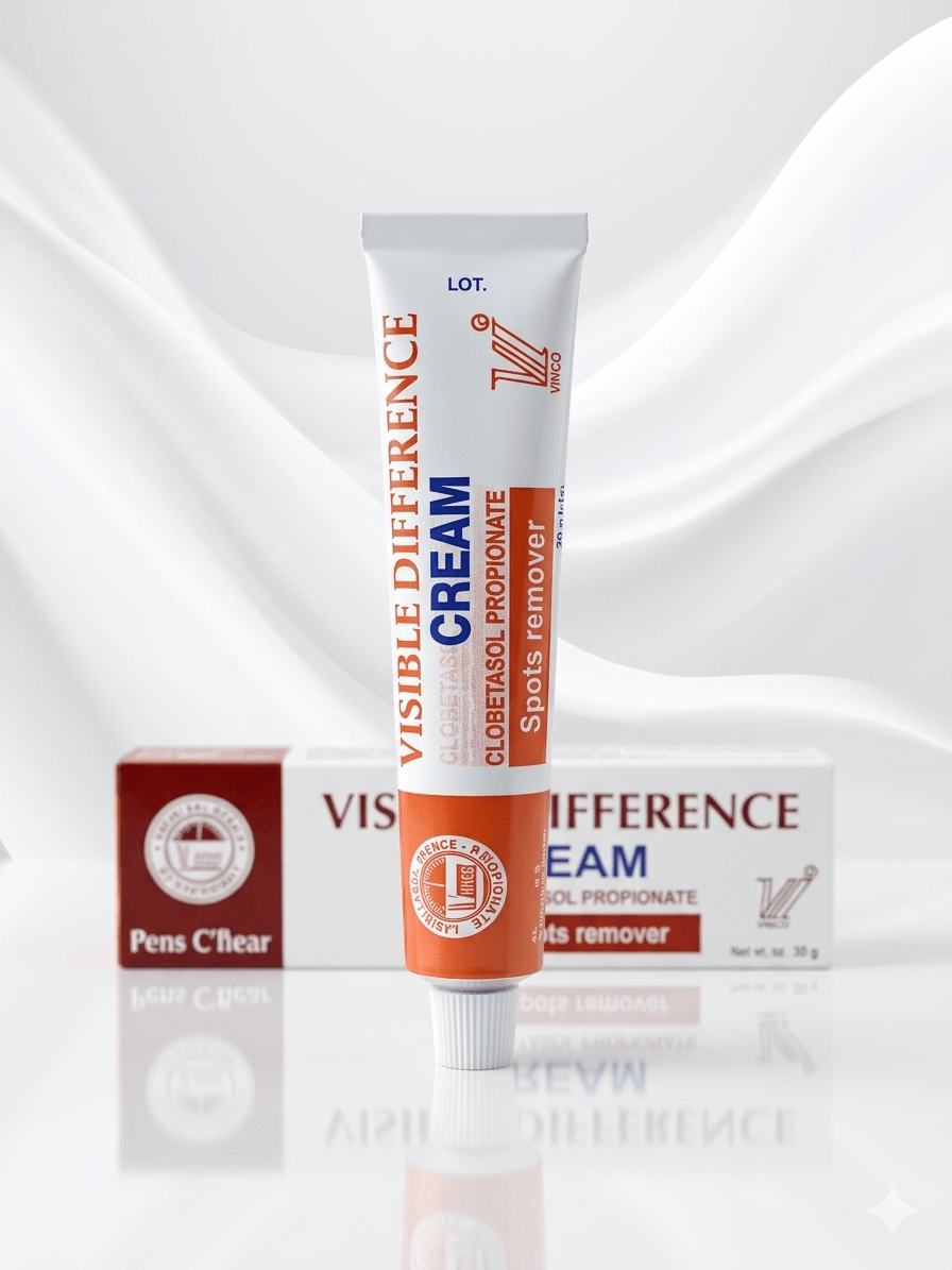 Vinco Visible Difference Cream 30g – Clobetasol Propionate 0.05% Medicated Topical Skin Cream - Skincare - Cherubim Aura