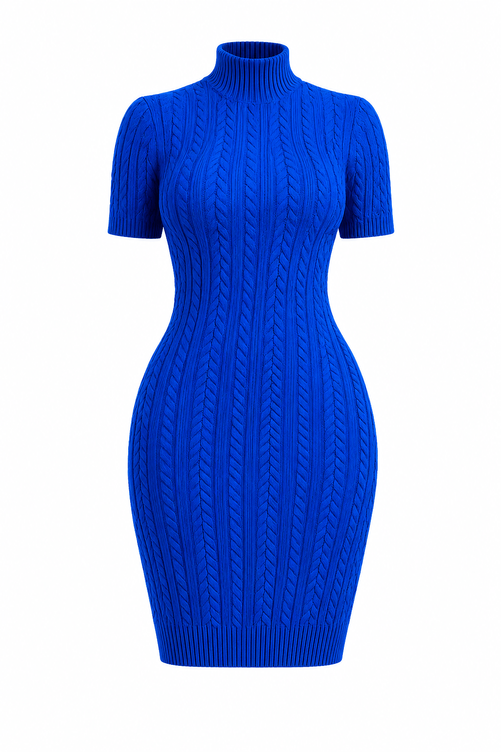 Women's Cable Knit Sweater Dress & Longline Cardigan Set – Cozy 2-Piece Knit Outfit - One Size 10-14 - Mini Dress - Cherubim Aura