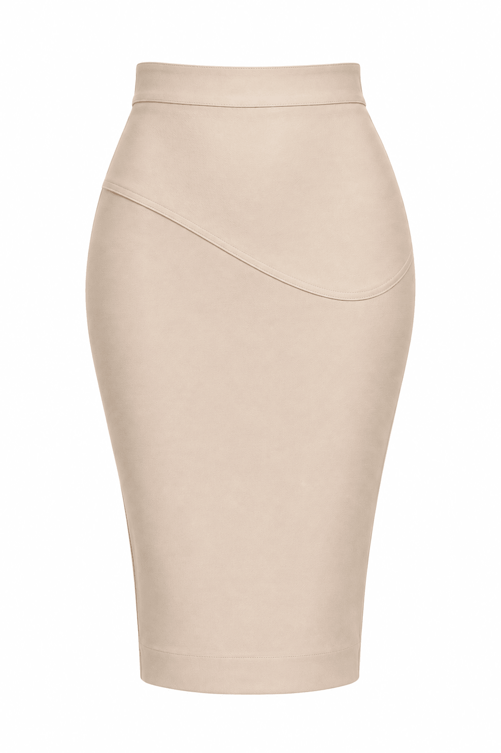Women’s High-Waisted Pencil Skirt – Elegant Knee-Length Fitted Office Skirt - Matching Set - Cherubim Aura