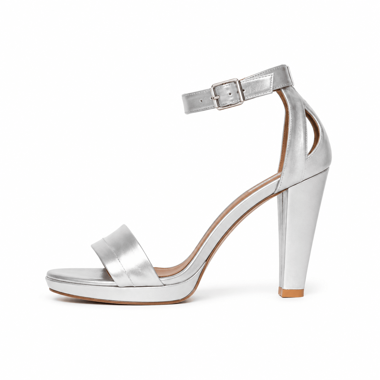 Women's Snakeskin Ankle Strap High Heel Sandals – Open Toe Dress Heels – Black, Silver, Yellow & Red - Footwear - Cherubim Aura